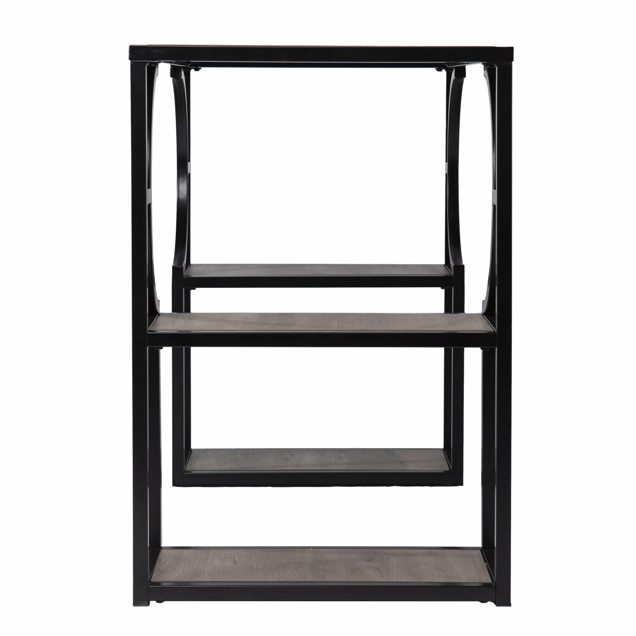 Wood and Iron Writing Desk with Storage - Homeroots - Flyclothing LLC