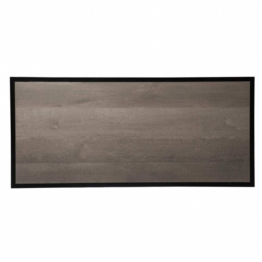 Wood and Iron Writing Desk with Storage - Homeroots - Flyclothing LLC