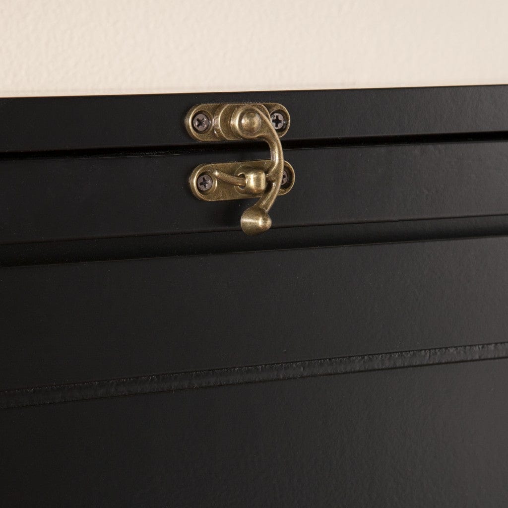 22" Black Secretary Desk - Homeroots - Flyclothing LLC