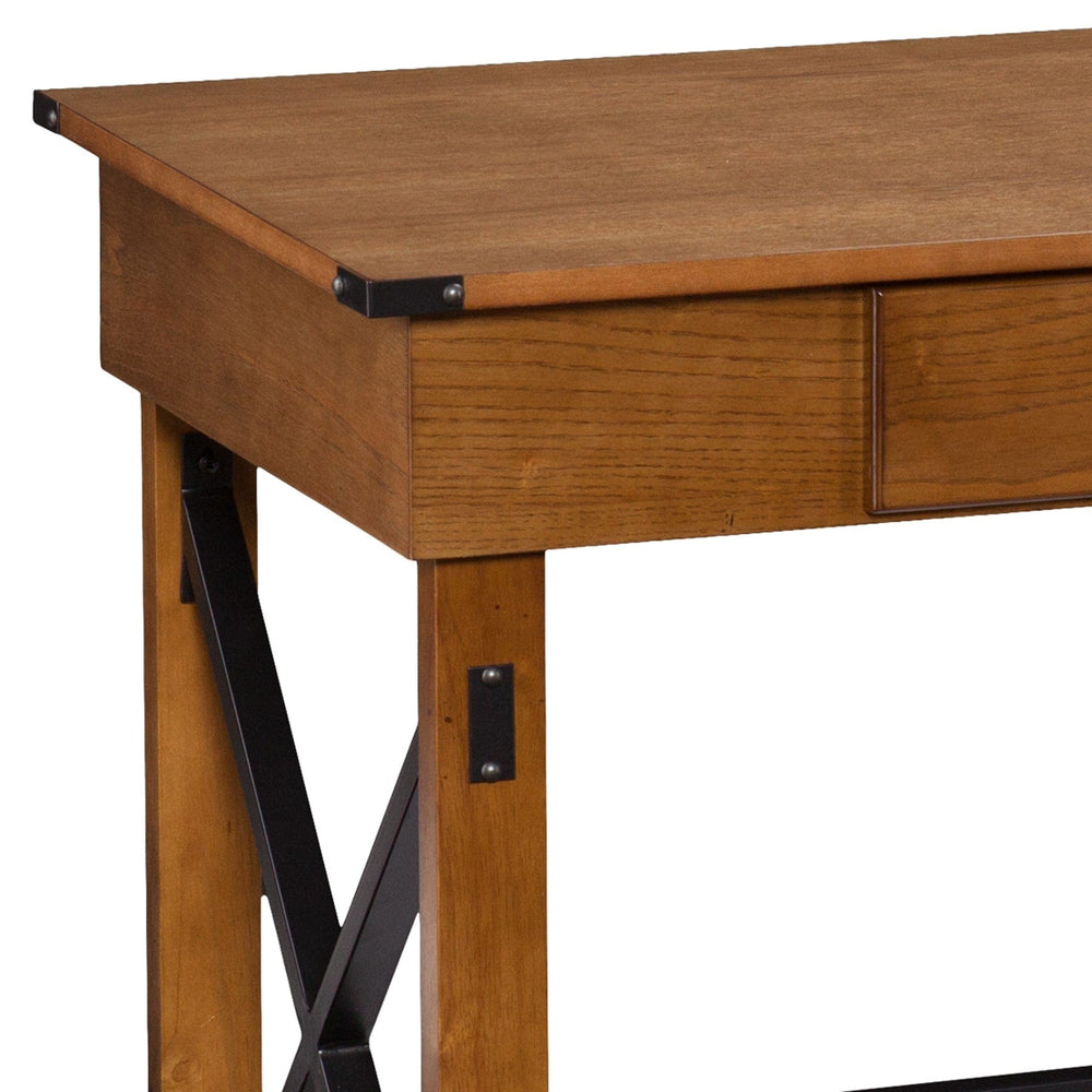 49" Natural Writing Desk - Homeroots - Flyclothing LLC