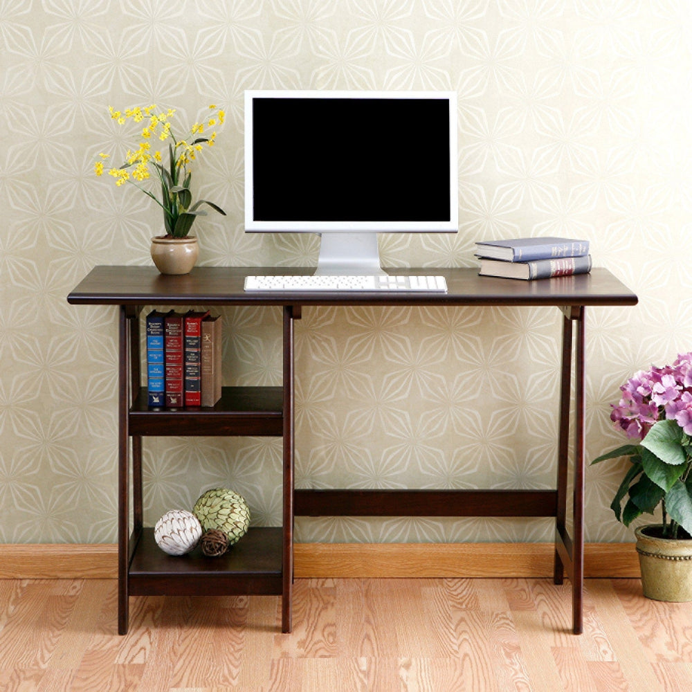 47" Brown Computer Desk - Homeroots - Flyclothing LLC