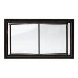 42" Black Glass And Metal Rectangular Coffee Table - Homeroots - Flyclothing LLC