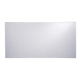 41" Silver Glass With Iron Mirrored Coffee Table - Homeroots - Flyclothing LLC