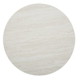 33" Champagne Solid Manufactured Wood And Metal Round Coffee Table - Homeroots - Flyclothing LLC