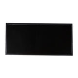 42" Black Glass Faux Marble And Metal Coffee Table With Shelf - Homeroots - Flyclothing LLC