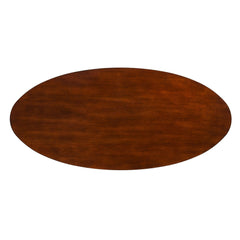 52" Brown Solid Wood With Iron Coffee Table - Homeroots