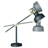Matte Black and Antiqued Brass LED Adjustable Desk Lamp - Homeroots - Flyclothing LLC