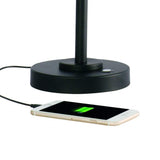 Matte Black and Antiqued Brass LED Adjustable Desk Lamp - Homeroots - Flyclothing LLC