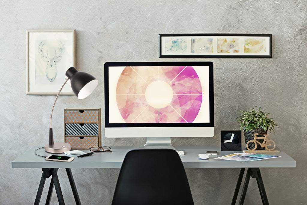 Black Matte and Silver LED Adjustable Desk Lamp - Homeroots - Flyclothing LLC