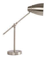 Brushed Silver LED Adjustable Desk Lamp - Homeroots - Flyclothing LLC