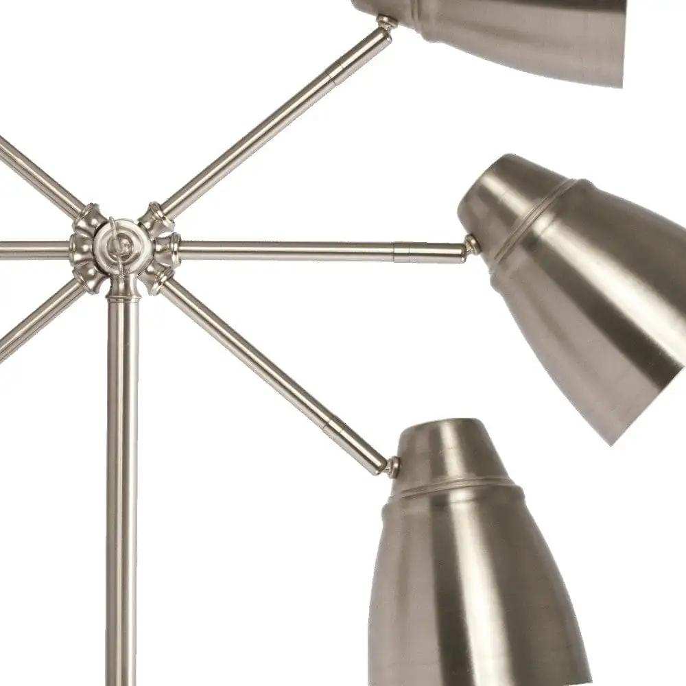 Brushed Silver LED Adjustable Desk Lamp - Homeroots - Flyclothing LLC