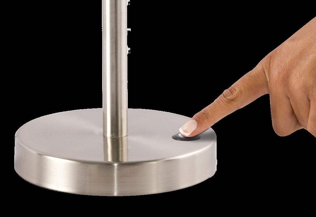 Brushed Silver LED Adjustable Desk Lamp - Homeroots - Flyclothing LLC