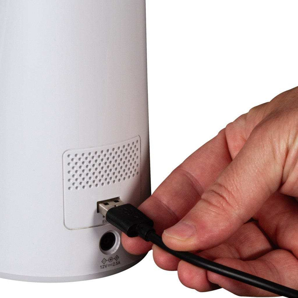 Contemporary White Sanitizing and Charging LED Desk Lamp - Homeroots - Flyclothing LLC