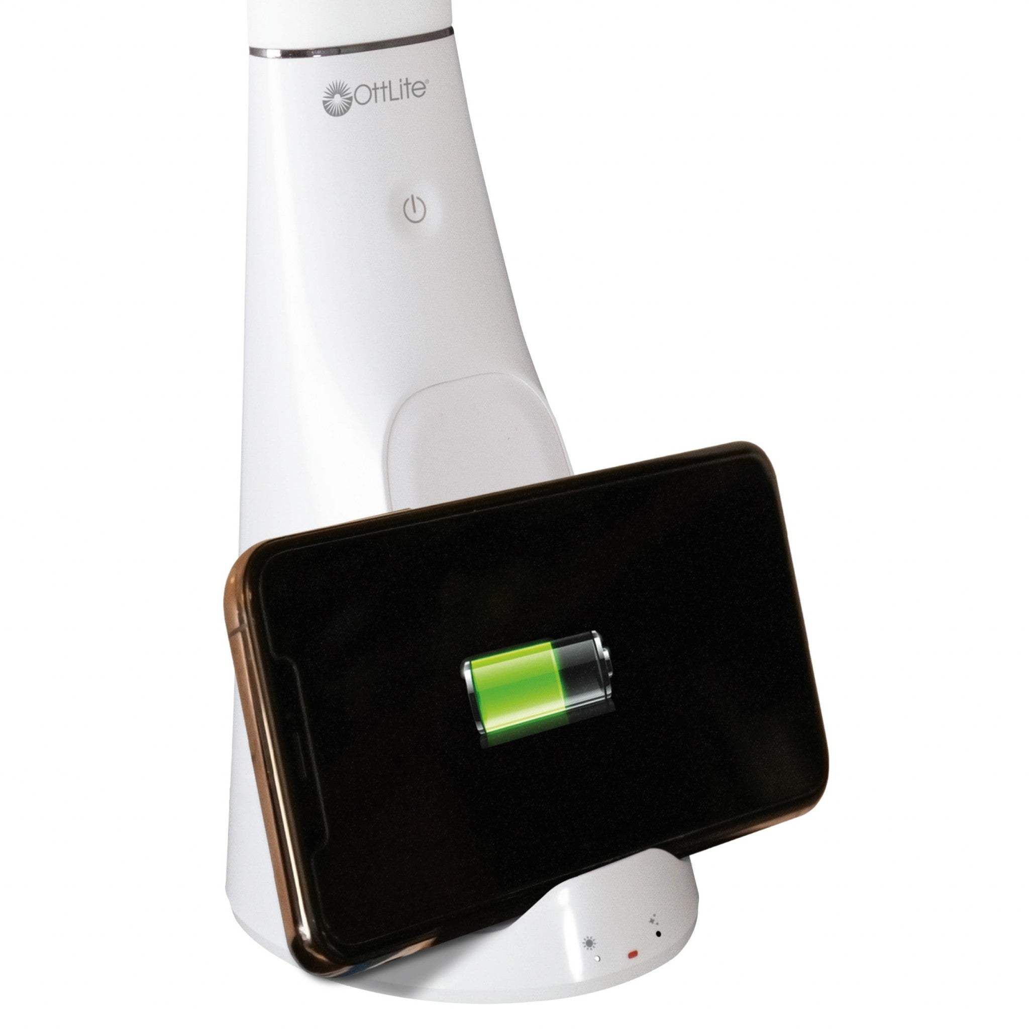 Contemporary White Sanitizing and Charging LED Desk Lamp - Homeroots - Flyclothing LLC