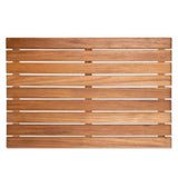 20" Premium Teak Shower Bath Mat - Homeroots
