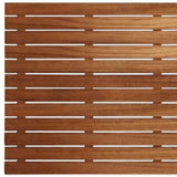 25" Premium Teak Shower Bath Mat - Homeroots - Flyclothing LLC