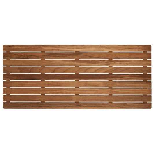 32" Premium Teak Shower Bath Mat - Homeroots