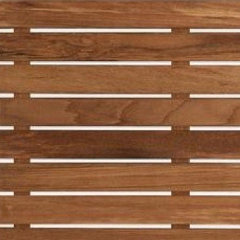 32" Premium Teak Shower Bath Mat - Homeroots - Flyclothing LLC