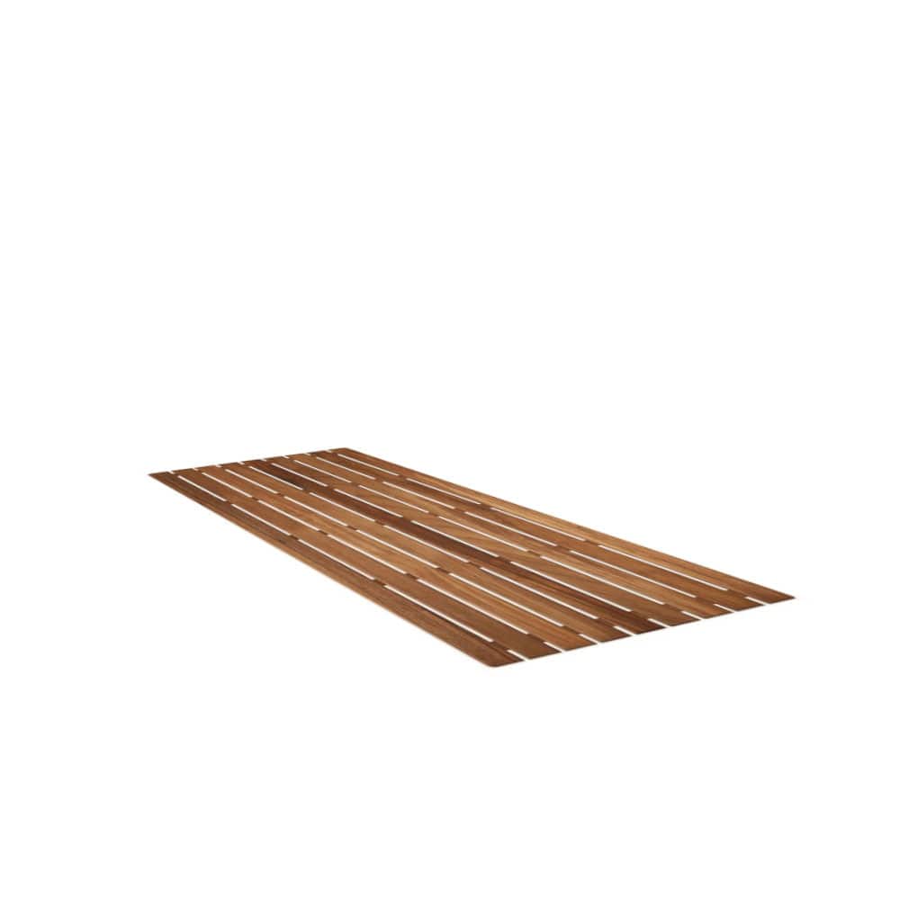 32" Premium Teak Shower Bath Mat - Homeroots - Flyclothing LLC