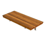 24" Premium Wall Mount Teak Shower Bench - Homeroots