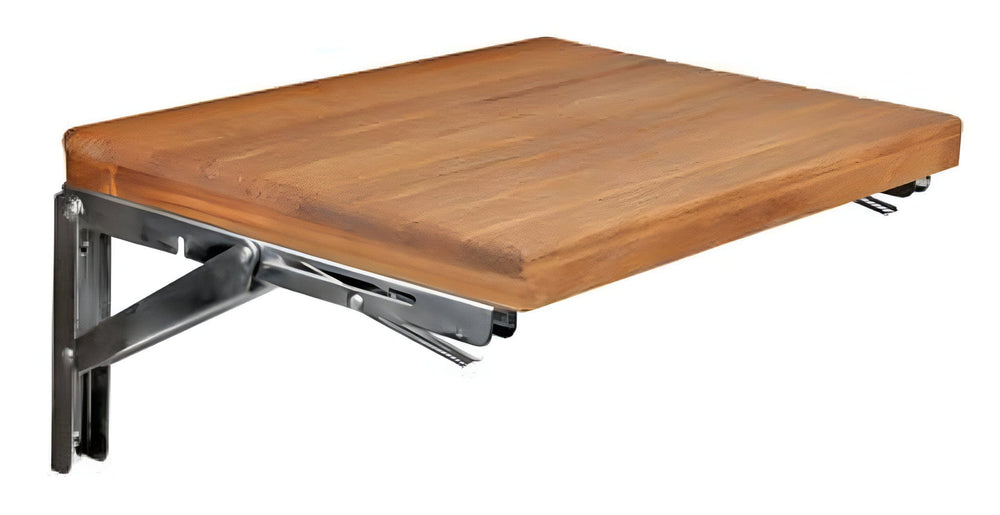 30" Premium Wall Mount Teak Shower Bench - Homeroots
