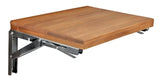 30" Premium Wall Mount Teak Shower Bench - Homeroots