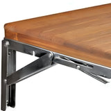 30" Premium Wall Mount Teak Shower Bench - Homeroots