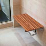 28" Premium Wall Mount Teak Shower Bench - Homeroots