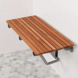 36" Premium Wall Mount Teak Shower Bench - Homeroots