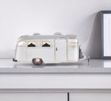 6" Silver Metal Silver Camping Trailer Truck Hand Painted Decorative Truck - Homeroots - Flyclothing LLC