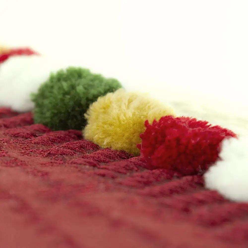 Red Polar Bear Dimensional Throw Pillow - Homeroots - Flyclothing LLC