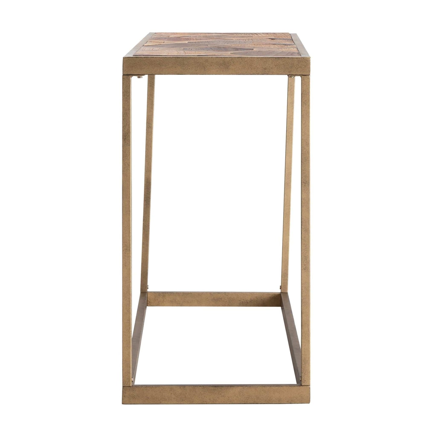 48" Natural Solid Wood Frame Console Table - Homeroots - Flyclothing LLC