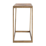 48" Natural Solid Wood Frame Console Table - Homeroots - Flyclothing LLC