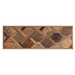 48" Natural Solid Wood Frame Console Table