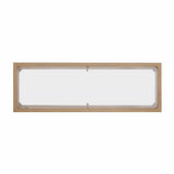 43" Clear and Gold Glass Console Table With Shelves - Homeroots - Flyclothing LLC