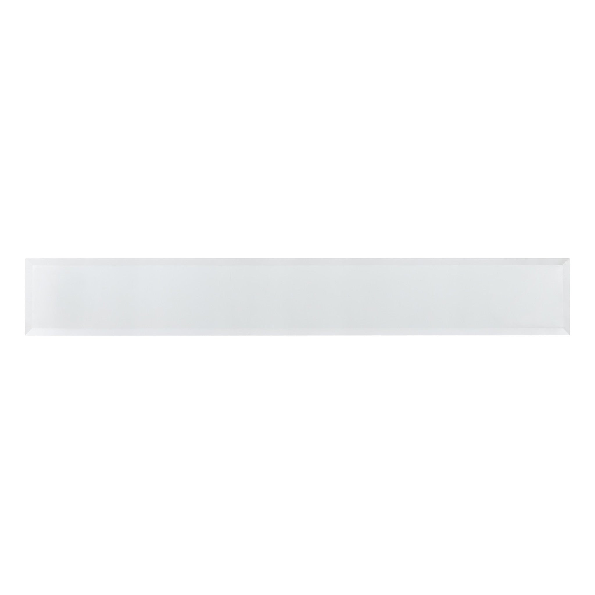 56" Silver and Gunmetal Mirrored Glass Console Table - Homeroots