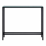 36" Black Mirrored Glass Console Table - Homeroots - Flyclothing LLC