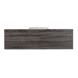 48" Gray and Gold Frame Console Table And Drawers - Homeroots - Flyclothing LLC