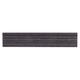 52" Black and Silver Faux Stone Frame Console Table - Homeroots