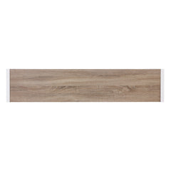 54" Gray Brown and White Sled Console Table - Homeroots