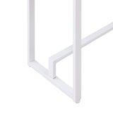 54" Gray Brown and White Sled Console Table - Homeroots - Flyclothing LLC
