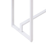 54" Gray Brown and White Sled Console Table - Homeroots - Flyclothing LLC