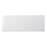 42" White and Black Glass Sled Console Table - Homeroots - Flyclothing LLC