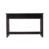 48" Black Console Table And Drawers - Homeroots