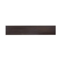 54" Espresso and Black Frame Console Table - Homeroots