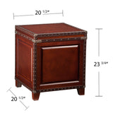 24" Brown End Table - Homeroots - Flyclothing LLC