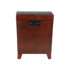 24" Brown Solid Wood And Manufactured Wood Square End Table