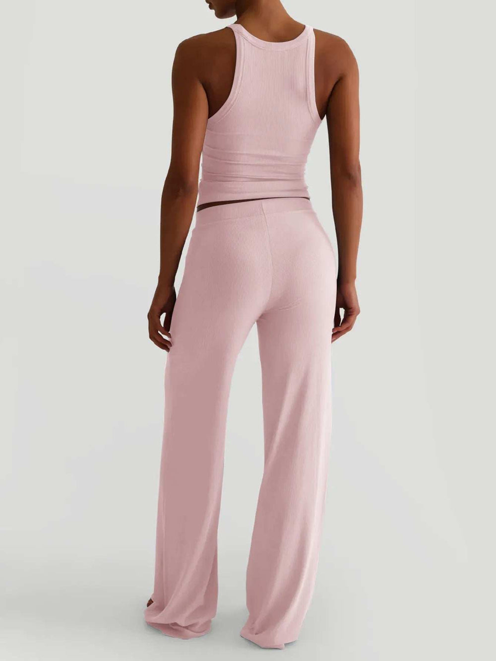 Scoop Neck Tank and Pants Set - Trendsi - Flyclothing LLC