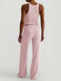 Scoop Neck Tank and Pants Set - Trendsi - Flyclothing LLC