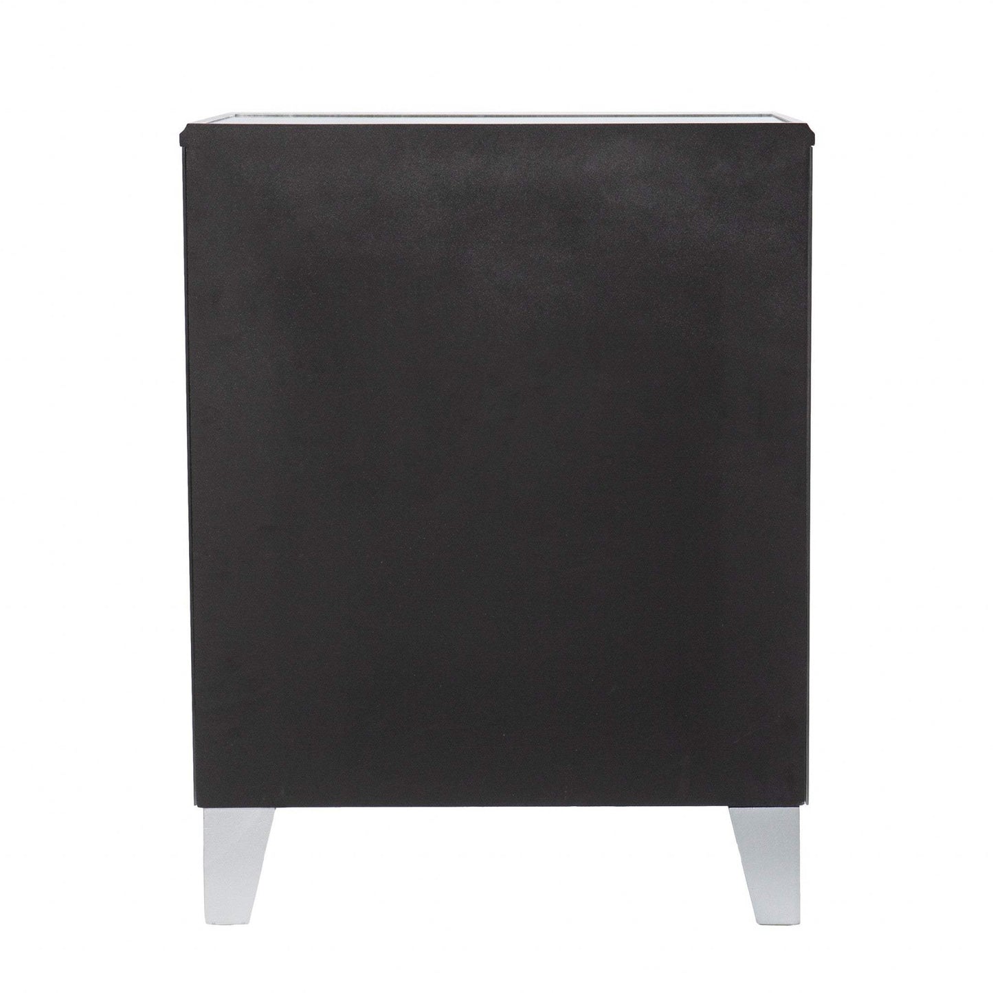 26" Silver End Table With Three Drawers - Homeroots - Flyclothing LLC